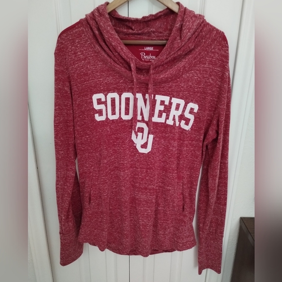 Oklahoma Sooners Marled Lightweight Hoodie - Picture 6 of 14